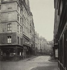 Rue de la Ferronnerie, c. 1865. Creator: Charles Marville (French, 1816-1879)
