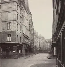 Rue de la Ferronnerie, c. 1865. Creator: Charles Marville (French, 1816-1879)