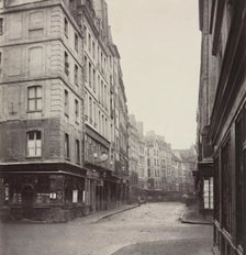 Rue de la Ferronnerie, c. 1865. Creator: Charles Marville (French, 1816-1879)