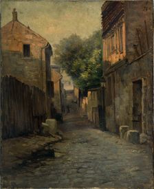 Rue de la Fontaine-à-Mulard (Place de Rungis), c1900. Creator: Germain Eugene Bonneton
