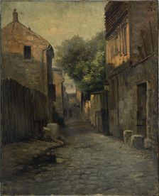 Rue de la Fontaine-à-Mulard (Place de Rungis), c1900. Creator: Germain Eugene Bonneton