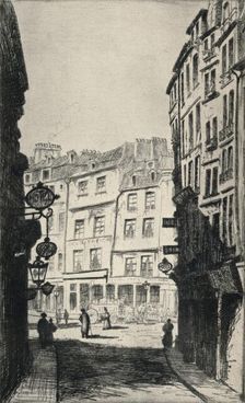 Rue de La Harpe 1915. Artist: George T Plowman