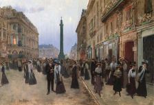 Rue de la Paix, Paris 1907. Artist: Jean Beraud