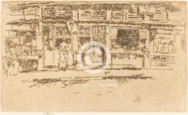 Rue de la Rochefoucault, 1893. Creator: James Abbott McNeill Whistler.