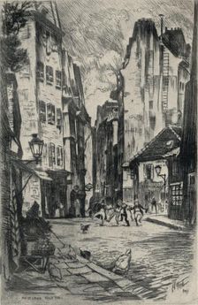 Rue de l'École-Polytechnique 1915. Artist: Lester George Hornby