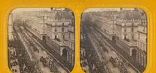 rue de rivoli, about 1860. Creator: Unknown