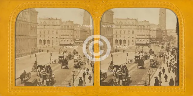Rue de Rivoli, Paris, 1860s. Creator: Adolphe Block.