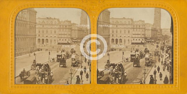 Rue de Rivoli, Paris, 1860s. Creator: Adolphe Block.