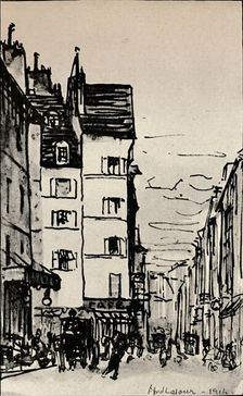 Rue de Seine 1915. Artist: Alfred Latour