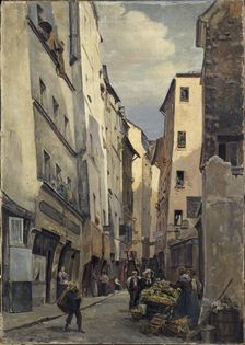 Rue de Venise in 1893, 1893. Creator: Raphael Boutillier