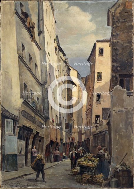 Rue de Venise in 1893, 1893. Creator: Raphael Boutillier.