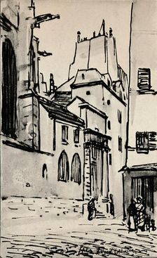 Rue des Barres 1915. Artist: Alfred Latour