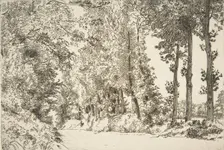 Rue des Bruyères, à Sèvres, 1868. Creator: Felix Bracquemond