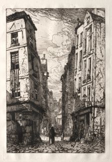 Rue des Marmousets. Creator: Maxime Lalanne (French, 1827-1886)