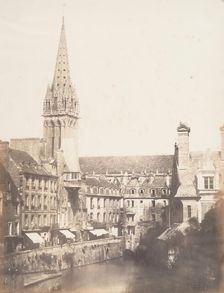 Rue des Petits Murs, Caen, 1852-54. Creator: Edmond Bacot