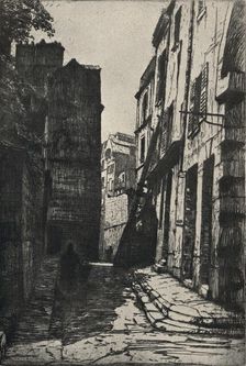 Rue des Pretres-St Séverin 1915