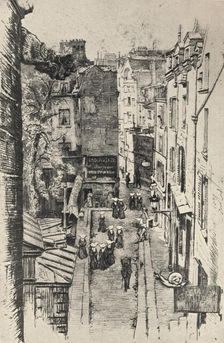 Rue des Pretres-St Séverin 1915. Artist: Charles Jouas