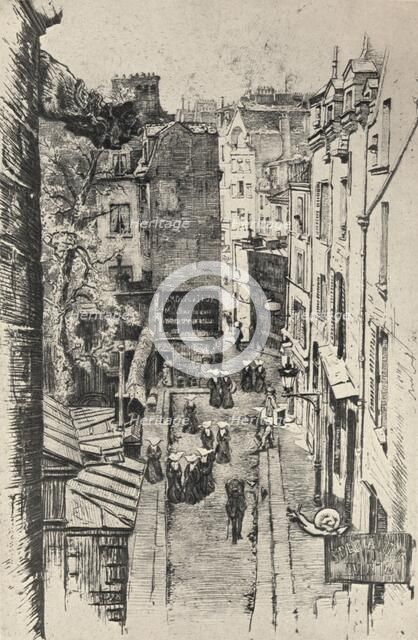 'Rue des Pretres-St Séverin', 1915. Artist: Charles Jouas.