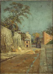 Rue des Saules in Montmartre, c1895. Creator: Charles Jean Coussediere
