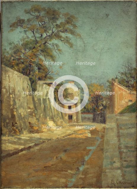 Rue des Saules in Montmartre, c1895. Creator: Charles Jean Coussediere.