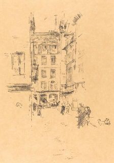 Rue Furstenburg, 1894. Creator: James Abbott McNeill Whistler
