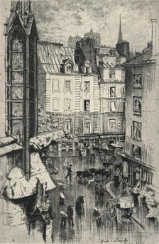 Rue Galande 1915. Artist: Charles Jouas