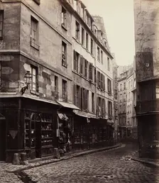 Rue Galande, between 1865 and 1869. Creator: Charles Marville