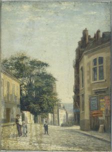Rue Lhomond, opposite Rue Vauquelin, c1900. Creator: Paul Martelliere