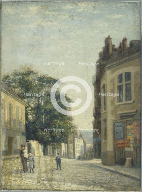 Rue Lhomond, opposite Rue Vauquelin, c1900. Creator: Paul Martelliere.