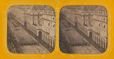 rue rivoli, about 1867. Creator: Unknown