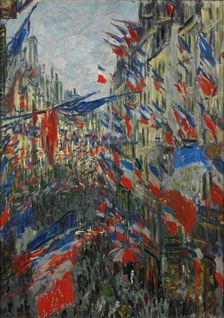 Rue Saint-Denis, fête du 30 juin 1878, 1878. Creator: Monet, Claude (1840-1926)