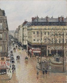 Rue Saint-Honoré in the Afternoon. Effect of Rain, 1897. Creator: Camille Pissarro