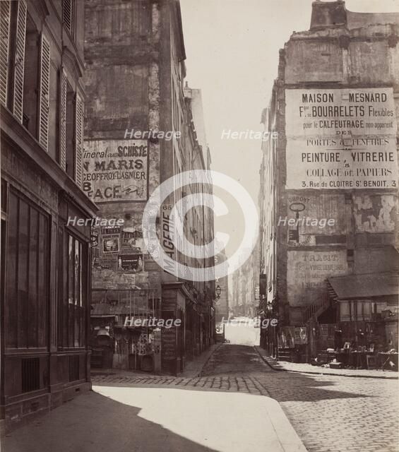 Rue Saint-Jacques, 1864-before February 1867. Creator: Charles Marville.