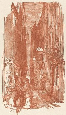Rue Saint-Severin, published 1901. Creator: Auguste Lepere