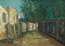 Rue Saint-Vincent, Montmartre, c1908-1910. Creator: Utrillo, Maurice (1883-1955)