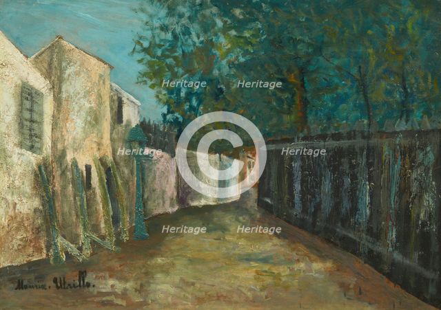Rue Saint-Vincent, Montmartre, c1908-1910. Creator: Utrillo, Maurice (1883-1955).