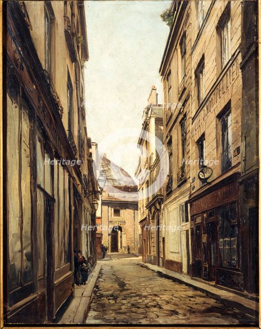 Rue Sauval, 1886. Creator: Emmanuel Lansyer.