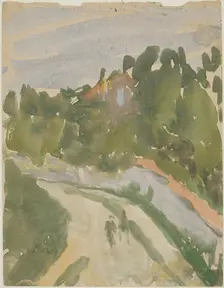 Rue Terre Neuve, Meudon 1896-1939. Creator: Gwendolen Mary John