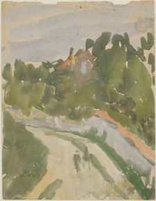 Rue Terre Neuve, Meudon 1896-1939. Creator: Gwendolen Mary John