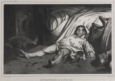 Rue Transnonain, le 15 April, 1834, 1834. Creator: Honoré Daumier (French, 1808-1879)