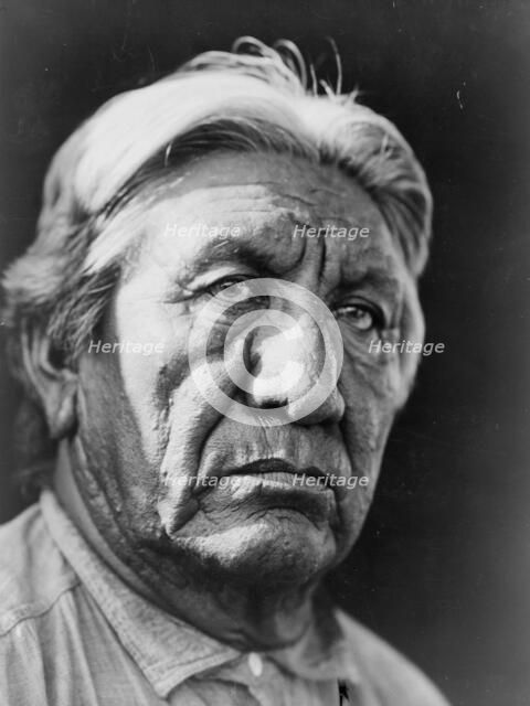 Rueben Taylor (Isotofhuts)-Cheyenne, c1927. Creator: Edward Sheriff Curtis.