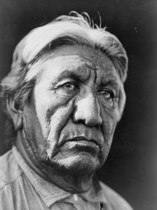 Rueben Taylor (Isotofhuts)-Cheyenne, c1927. Creator: Edward Sheriff Curtis