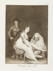 Ruega por ella.; Los Caprichos, pl.31, 1799. Creator: Francisco Goya