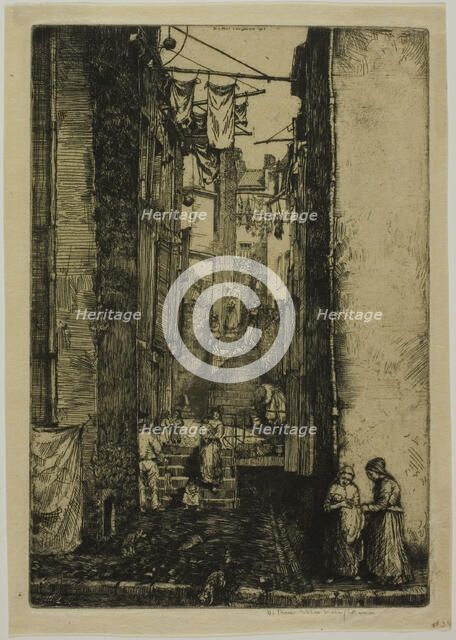 Ruelle du Pêcheur, 1902. Creator: Donald Shaw MacLaughlan.