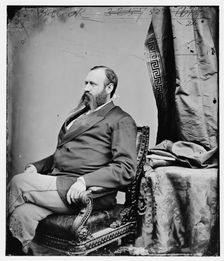 Rufus B. Bullock, between 1860 and 1875. Creator: Unknown