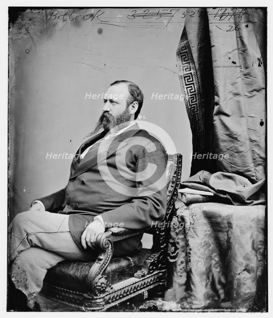 Rufus B. Bullock, between 1860 and 1875. Creator: Unknown.