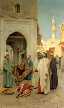 Rug Merchant 19th/20th century. Artist: Frederico Bartolini