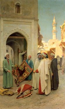 Rug Merchant 19th/20th century. Artist: Frederico Bartolini