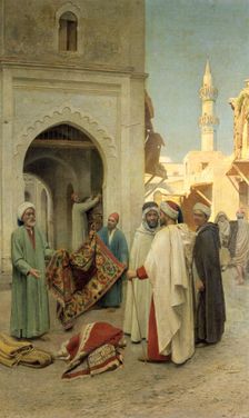 Rug Merchant 19th/20th century. Artist: Frederico Bartolini