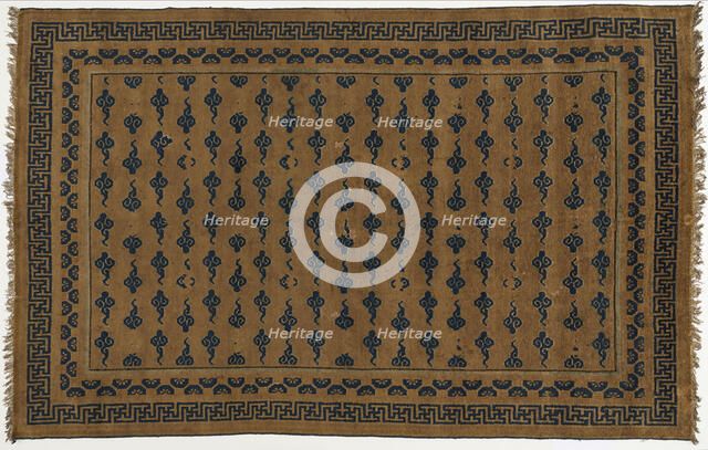 Rug, Ming dynasty, 1368-1644. Creator: Unknown.